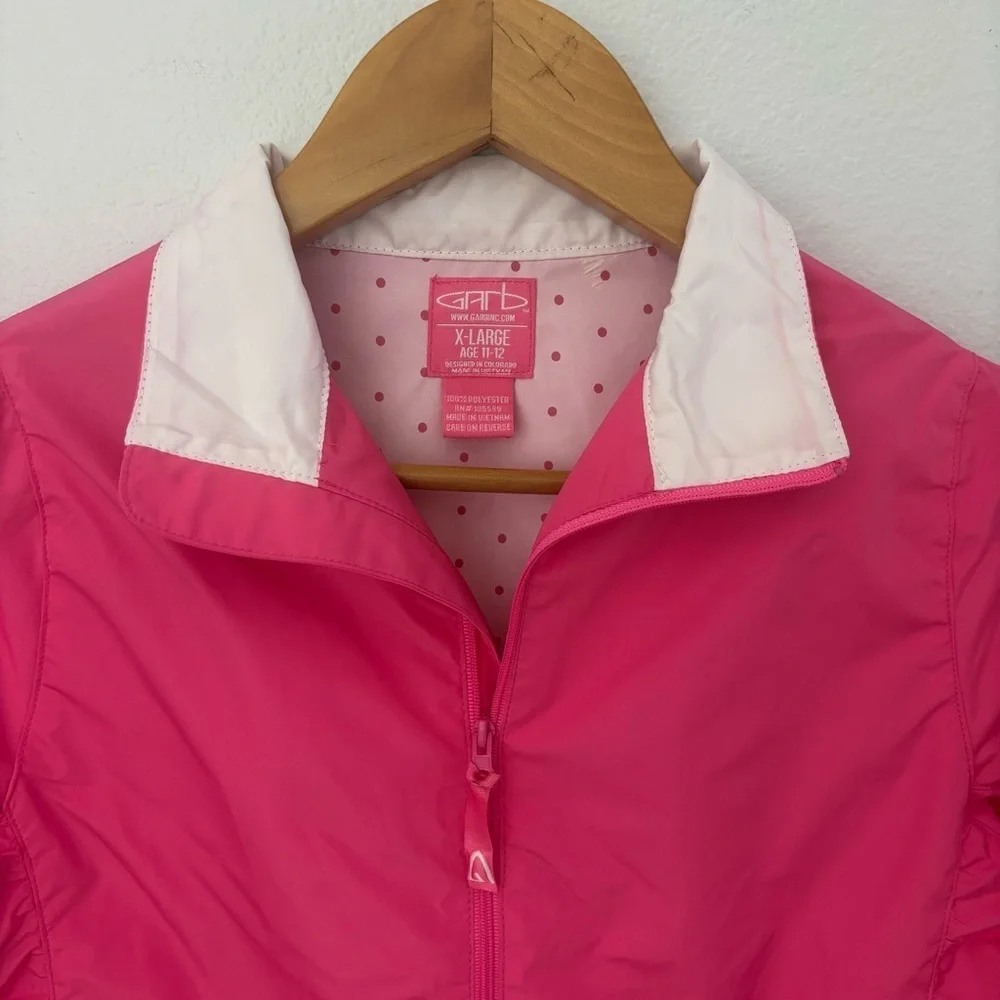 Garb Girls ‘Berlyn’ Pink Golf Active Jacket XL (Tween 11–12) Lightweight Zip-Up